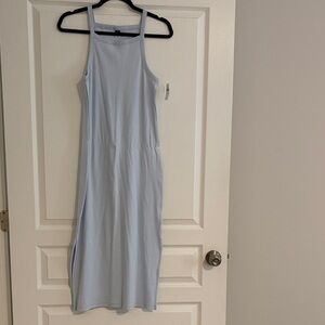 Old Navy Light Blue Sleeveless Maxi Dress